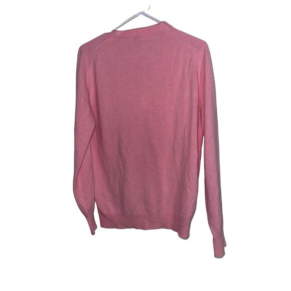 Vintage Lady Pickering Womens Cardigan Sweater Sz XL Pink 100% Orlon Preppy Golf - Picture 2 of 7